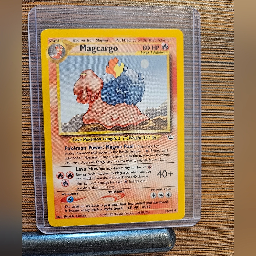 Pokemon Magcargo 33/64 Neo Revelation Trading Card